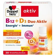 Doppelherz Aktiv B12 + D3 Duo Aktiv Trinkfläschchen 30 St.