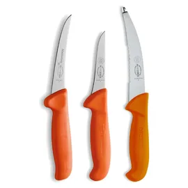 Friedr. Dick Dick ErgoGrip Messerset 3-tlg. 15 cm/13 cm/10 cm Orange
