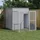 vidaXL Freilaufgehege 165 x 251 x 181 cm grau