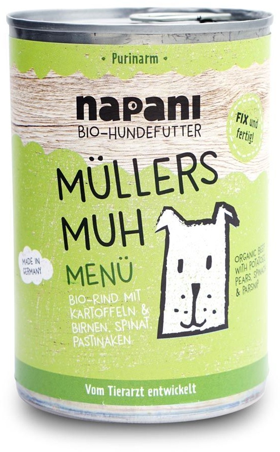 napani Bio Menü Müllers Muh mit Rindfleisch Dose 400 g