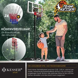 Kesser Basketballkorb Premium weiß 230 - 305 cm