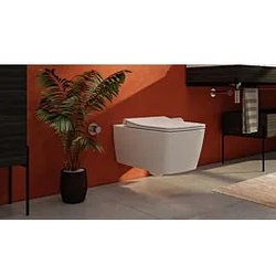 Vitra Aquacare Metropole Wand-Tiefspül-WC-Set 7672B003-6203 mit Bidetfunktion, weiß