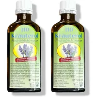 110 Kräuteröl - Stark und vitalisierend für Körper und Geist - 100% natürliche Kräuterformel für Massage, Körperpflege und Duftvermittlung.