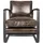 LC Home Sessel Kansas Leder schwarz 2er Set
