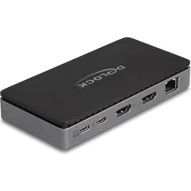 DeLock USB Type-C Dockingstation 4K Dual HDMI MST Gibabit LAN PD 3.0 85