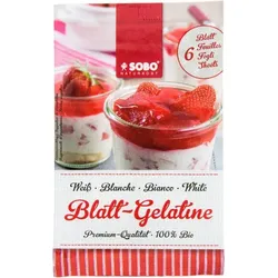 Sobo Blatt Gelatine bio (6St)