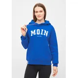 DERBE Kapuzenpullover Moin in Princess Blue | Gr.: XS