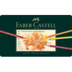 FABER CASTELL Farbstift Polychromos 36St sortiert 110036 Metalletui