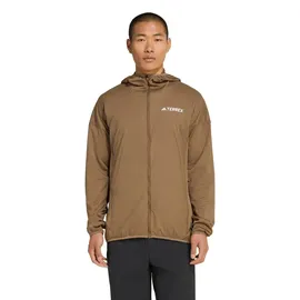 adidas Terrex Xperior Climawarm+ Wind Light Fleece Kapuzenjacke brown oxide XL