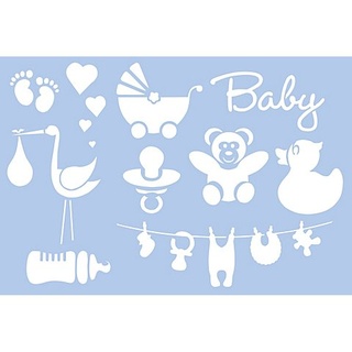 buttinette Schablone "Baby", 20 x 29,5 cm