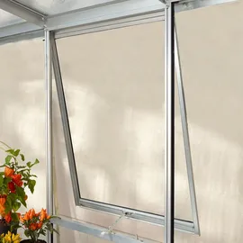 Vitavia Seitenfenster "V" für Vitavia Gewächshäuser-Alu-blank eloxiert-3 mm Sicherheitsglas