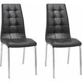 INOSIGN »Lila«, (Set), 2 St., Kunstleder, (2 Stück) Bezug in Kunstleder, verchromtes Metallgestell
