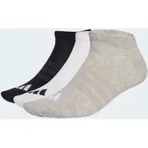 adidas Thin&Light Essentials Low Cut Socken 3er Pack Medium Grey Heather/White/Black 34-36