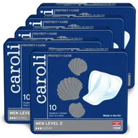 Caroli Protect plys Care Men, Level 2, 10 Stück, 5er Pack (5 x 10 Stück)