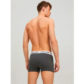 JACK & JONES Basic Boxershorts Forest Night / Navy Blazer / Dark Grey Melange / Black M 5er Pack