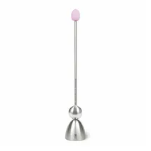 take 2 germany Clack Eierköpfer Retro 29 x 4,5 cm Edelstahl Rosa