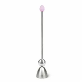 take 2 germany Clack Eierköpfer Retro 29 x 4,5 cm Edelstahl Rosa