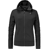Schöffel Damen Style Blaueis Hoodie Jacke (Größe S, schwarz)