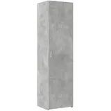 vidaXL Highboard, Sideboard mit Stauraum, Hochschrank Lagerschrank für Wohnzimmer, Beistellschrank Mehrzweckschrank, Betongrau Holzwerkstoff