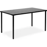 Idimex Azalea Gartentisch 140 x 80 x 75 cm Schwarz