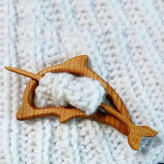 Brosche Pin Mit Holz Tiermuster DIY Handwerk Abzeichen Cartoon Pin, Lustige Niedliche Schal Pin Schal Schnalle Verschluss Pins, Für Kostüm Zubehör Schals Schals Pullover (09#)