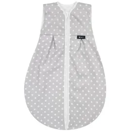 Alvi Kugelschlafsack Molton Stars Silber - Gr. 80cm