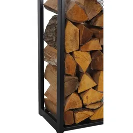 Magnus Kaminholzregal R119 Stahl 30 x 30 x 120 cm Schwarz