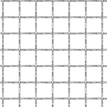 vidaXL Wellengitter 50 x 50 cm Edelstahl