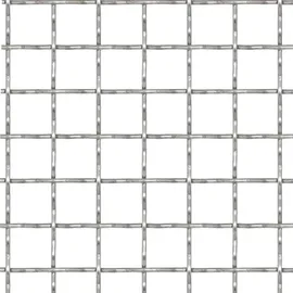 vidaXL Wellengitter 50 x 50 cm Edelstahl