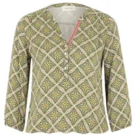 Cartoon Casual-Bluse in Grün | Gr.: 38