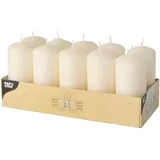 Papstar Stumpenkerzen 9 x 4 cm 10 St. creme