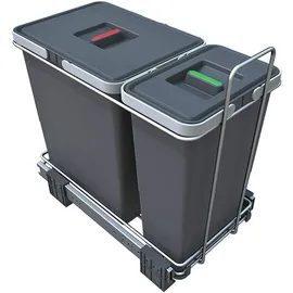 ELLETIPI Ecofil Abfallsammler PF01 12 l Grau
