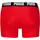 Puma Boxershorts 4er Pack Rot/Schwarz/Blau/Grau M