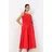 Soyaconcept Midikleid Rot 42