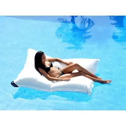 chillisy Premium Poolkissen 160/120 cm  , Farbe: Holzoptik