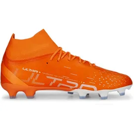 Puma Ultra Pro FG/AG Herren Ultra Orange-Puma White-Blue Glimmer 43