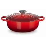 Le Creuset Sauteuse Gusseisen 3,4L kirschrot