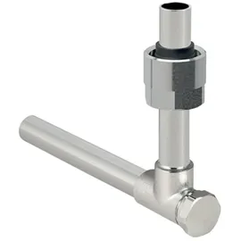 Geberit Metallrohr-Passwinkel 15, 90G, absp, m A.-Vsb, vern., Ms/Cu