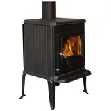 GLOBEFIRE Gussofen »Saturn«, schwarz, Gusseisen, 6 kW