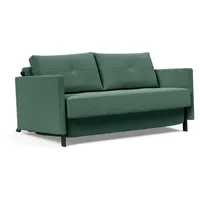 INNOVATION LIVING Schlafsofa Cubed mit Armlehnen Stoff Green 140 cm