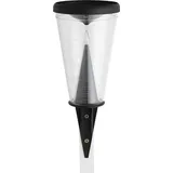Famanu Regenmesser mit Halter - Wetterstation - Ideal für Garten und Landwirtschaft