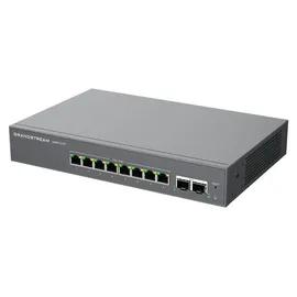 Grandstream GWN7721P 8 Ports 2.5GbE PoE+ 10Gbps Unmanaged VLAN QoS Switch