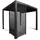 Green Spirit Pergola-Seitenwand, Anthrazit, Kunststoff, 113.3x238.25x6 cm, Sonnen- & Sichtschutz, Pavillons & Pergolas, Pergolas