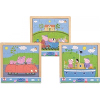 Eichhorn Peppa Pig, Einlegepuzzle, 3-sort.