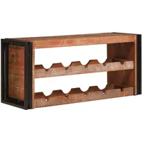 vidaXL Weinregal 100 x 45 x 33 cm Braun