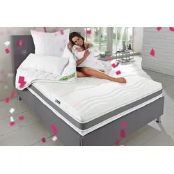 fan Microfaserbettdecke »Greenfirst«, warm, Füllung Polyesterfaser, Bezug 100% Baumwolle, (1 St.), von Verbrauchern getestet fan weiß B/L: 155 cm x 220 cm