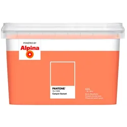 ALPINA Wandfarbe »PANTONE«, Canyon Sunset, matt, 2,5 l - orange