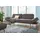 creation by rolf benz CR.420 Leder 4-Sitzer Braun
