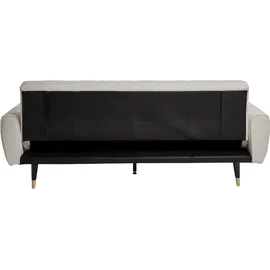 Jahnke Schlafsofa 3-Sitzer Bouclé Off-White