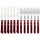 Tramontina Steakbesteck-Set 12-tlg. bordeaux
